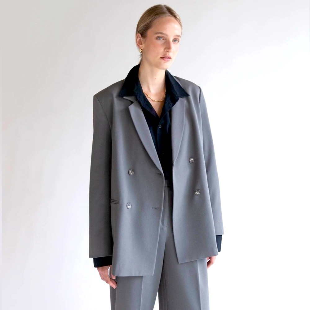 Oak + Fort Oversize Blazer